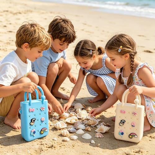 Mini bolso de silicona con cremallera y correa ajustable miniatura 2