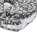 My Brest Friend Original Nursing Pillow Enhanced Ergonomics Essential Breastfeeding Pillow Support For Mom & Baby W/ Convenient Side Pocket, Double Straps & Slipcover, Grey Flowing Fans