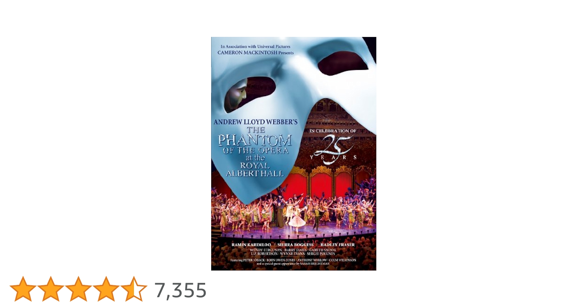 オペラ座の怪人 25周年記念公演 in ロンドン　4枚組 Amazon.co.jp: オペラ座の怪人 25周年記念公演 in ロンドン [Blu