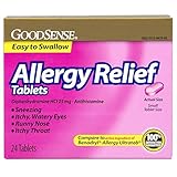 GoodSense Allergy Relief, Diphedryl Allergy 25mg Tablets, 24 Count