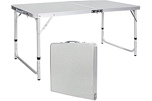 REDCAMP 4-Foot Aluminum Folding Table: The Perfect Choice for Outdoor Adventures