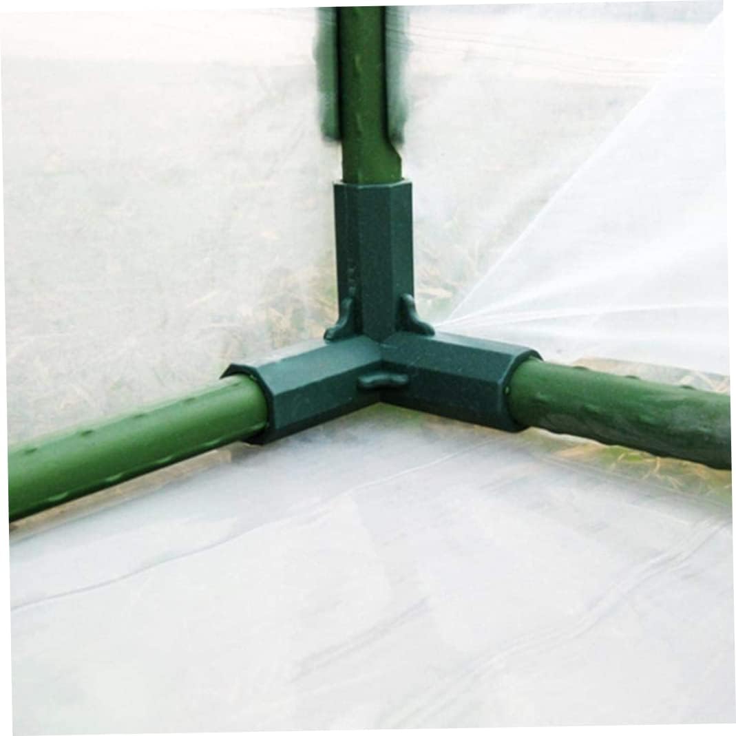 Frame Connectors Canes Connectors Greenhouse Frame Connector Plant Stakes Gardening Framework Building Connectors 11mm Plastic 3 Way Corner 10pcs, : Patio, Lawn & Garden