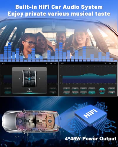 Hikity 7'' Android 11 Autoradio con Navi per Opel