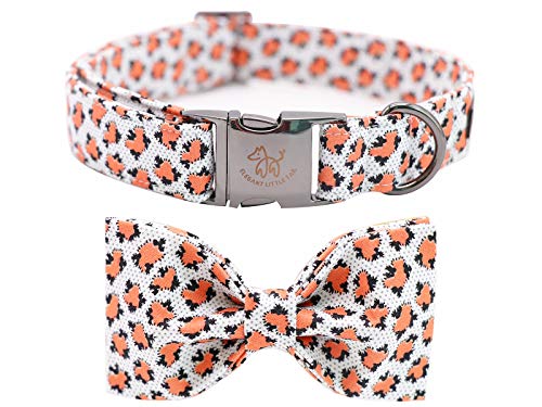 Elegant little tail Dog Collar with Bow, Comfotable Dog Bowtie, Bowtie Dog Collar Adjustable Dog Collars for Small Medium Large Dogs and Cats