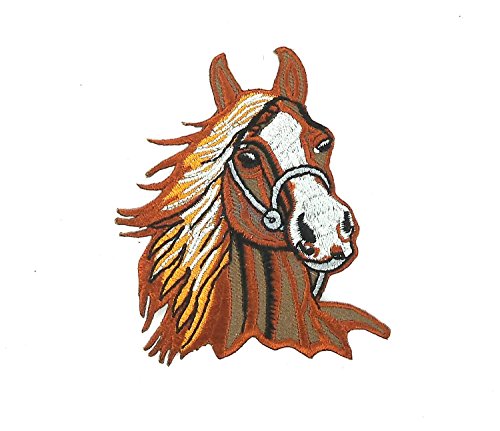 Akachafactory Patch ecusson Brode thermocollant Backpack Motard Biker Cheval