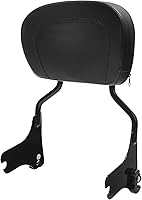 Vista 10 de TCT-MOTORPARTS Respaldo desmontable cromado para pasajeros Harley Touring Road King, Electra Glide estándar, Street Glide 1997-2008