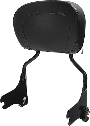 Miniatura 10 de TCT-MOTORPARTS Respaldo desmontable cromado para pasajeros Harley Touring Road King, Electra Glide estándar, Street Glide 1997-2008