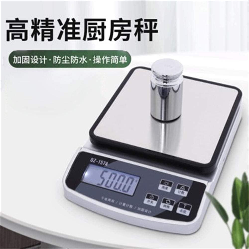 Báscula de gramos portátil, Báscula electrónica de pesaje for café, repostería digital, recargable por USB, con enchufe y batería, duradera.