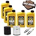 Kit tagliando GARANZIA harley davidson dyna softail road king electra glide fkh flhr flht CVO Olio Motore 20W50 Primaria Cambio Filtro Candele