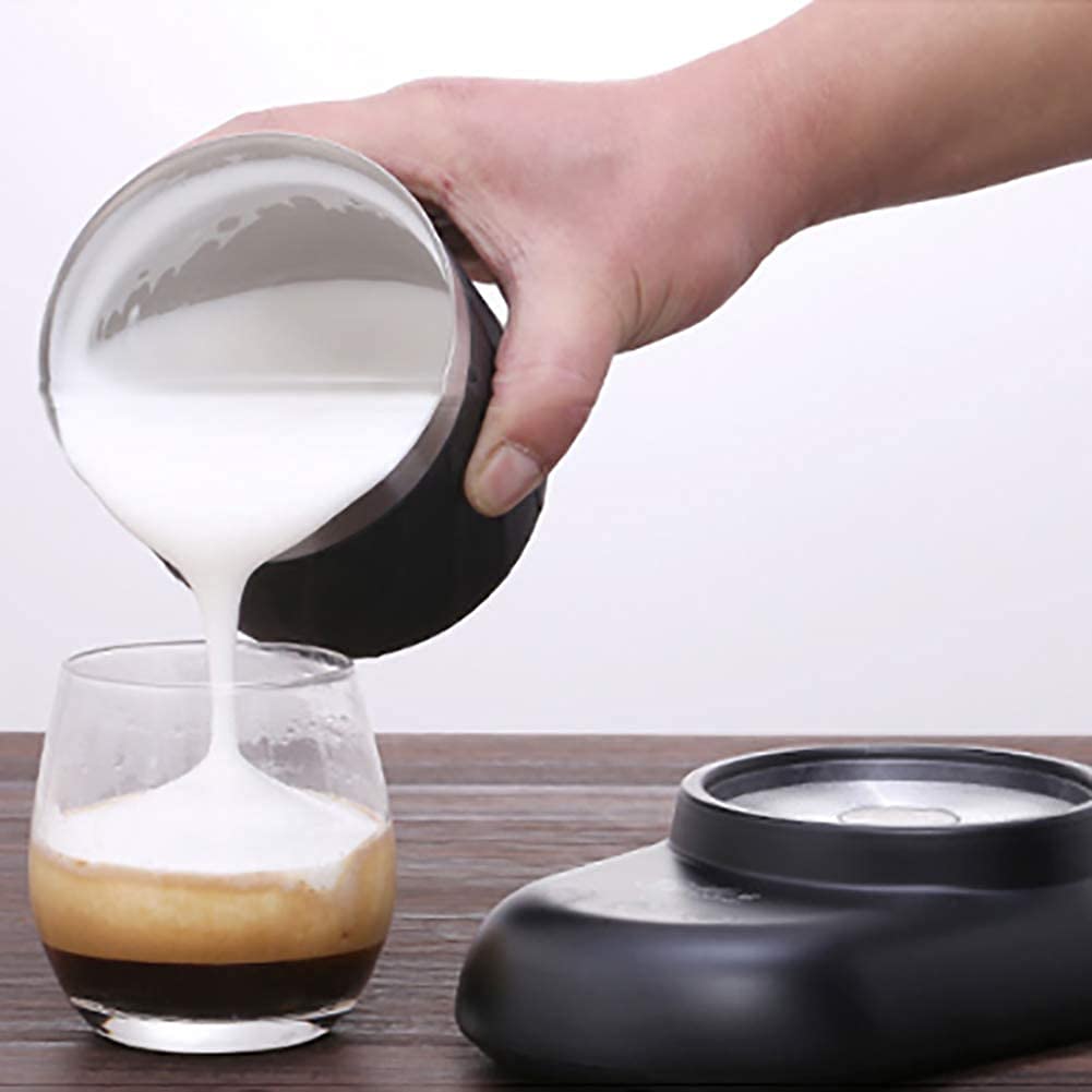 HMTE Montalatte Montalatte Elettrico Montalatte Montalatte Caldo e Freddo Montalatte a Due stadi Tazza di separazione Montalatte 109 (Colore: Nero) (Bianco)