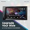 Pioneer DMH-241EX 6.2 Resistive Touchscreen, Double Din Bluetooth, Backup Camera, AM/FM Radio, USB, FLAC Playback, Short Chassis, 13-Band EQ, 50W x 4 Output