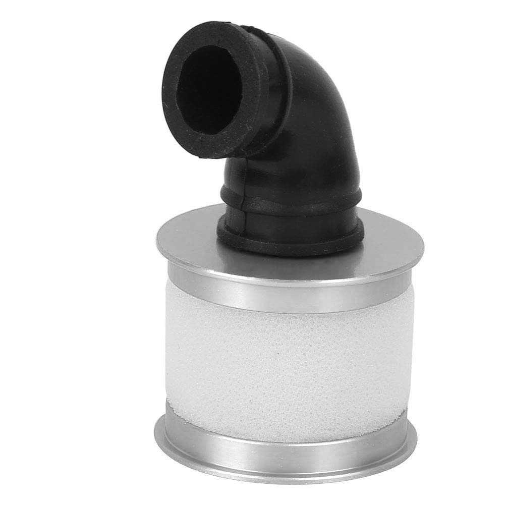 Pilipane RC a ir Filter Replacement Part for HSP 94122/941188 1/10 RC Car Aluminum Alloy Sponge Black Silver Green Red 5 5x3 4cm 21g 1pcs (Silver)