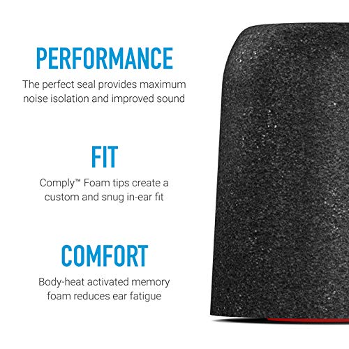 Image of Comply Foam Premium Earphone Tips - Professional P-Series (Medium, Platinum, 3-Pair)