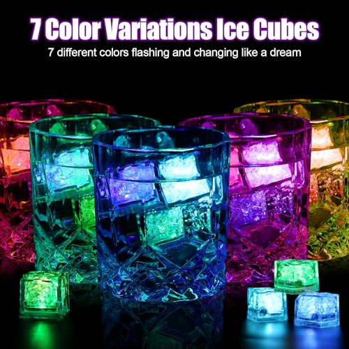 Cubos de Hielo LED Reutilizables 320 Piezas Coloridos miniatura 5