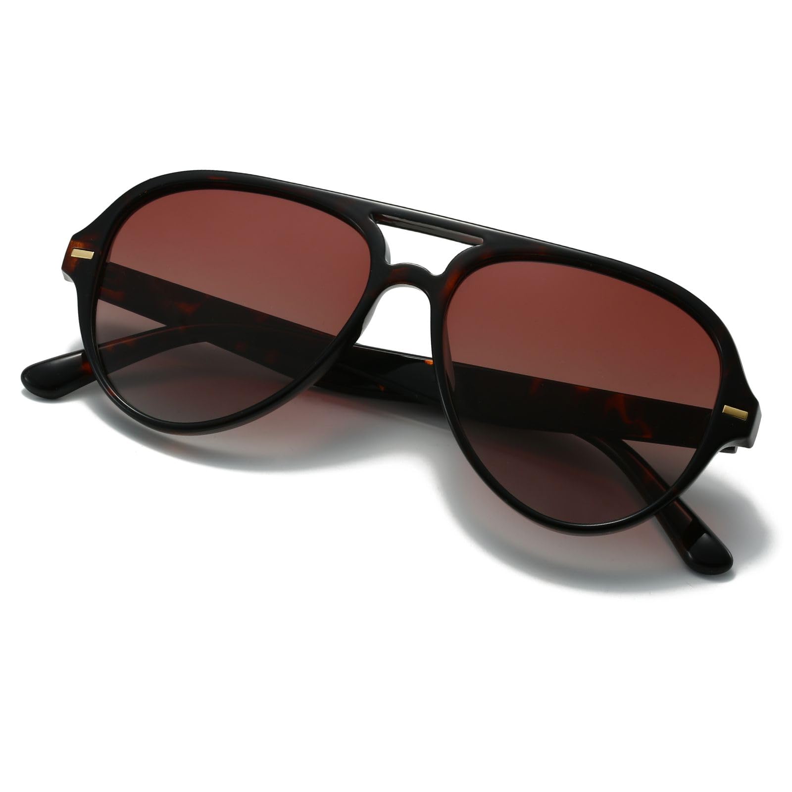 Xpectrum Polarized Vintage Retro Aviator Sunglasses for Women Men Classic Shades Sun Glasses