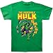 Marvel Comics The Incredible Hulk Smash! Adult Tee Shirt M