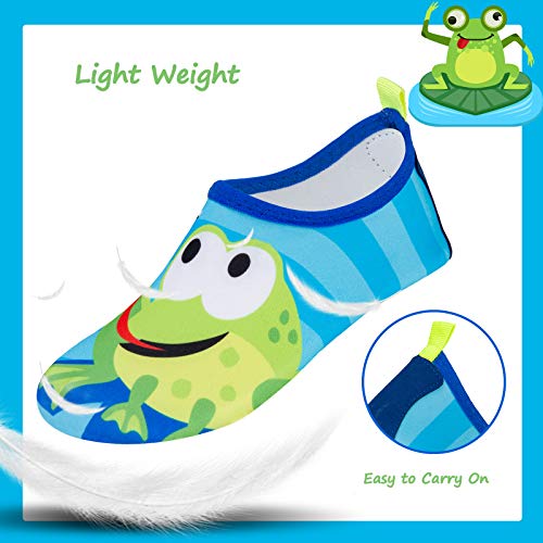 IceUnicorn Toddler Water Shoes Kids Quick Dry Water Swim Socks Boys Girls Non Slip Aqua Socks for Beach Swim Pool3