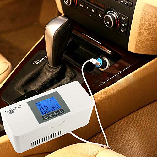 Image of Maxbell Portable Mini Medicine 0 to 8 Degree Freezer Insulin Cooling Travel Car Refrigerator for Diabetic Patient 9 Hours Standby (White)