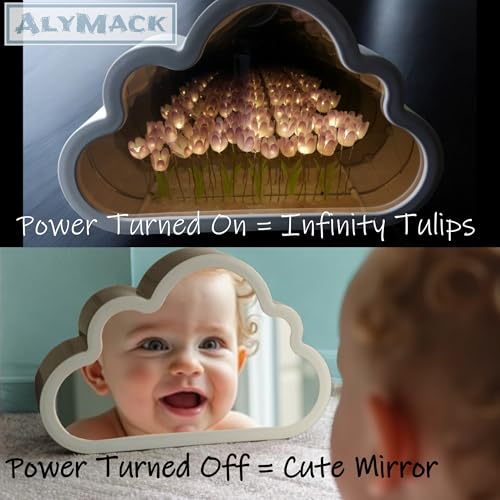 Alymack AM2 Tulip Mirror Lamp Infinity Flower Effect thumb #1