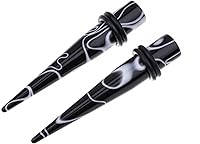 Vista 4 de Memsion - Kit de estiramiento para la oreja, 50 piezas, kit de perforación, aretes de calibre 00, 14