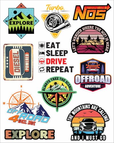 Image of Graphixdesign Decals Sticker Random Sticker for Skateboard Helmet Laptop Bicycle Hypebeast Bike Guitar Stickers ((8X10 Inch J))