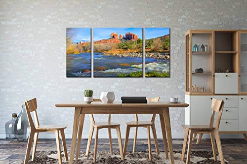 Ccartist Cathedral Rock Near Sedona Wall Decor Print On Canvas Modern Artwork Living Room Bedroom Painting Art Wall #TOP3