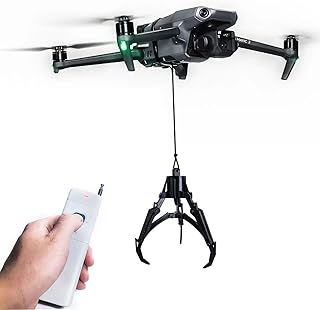 Control remoto inteligente mecánico de garra/gancho dispositivo de recogida de liberación de aire cebo fundido de pesca dispositivo de caída de punto fijo para dron DJI (no vendemos drones)