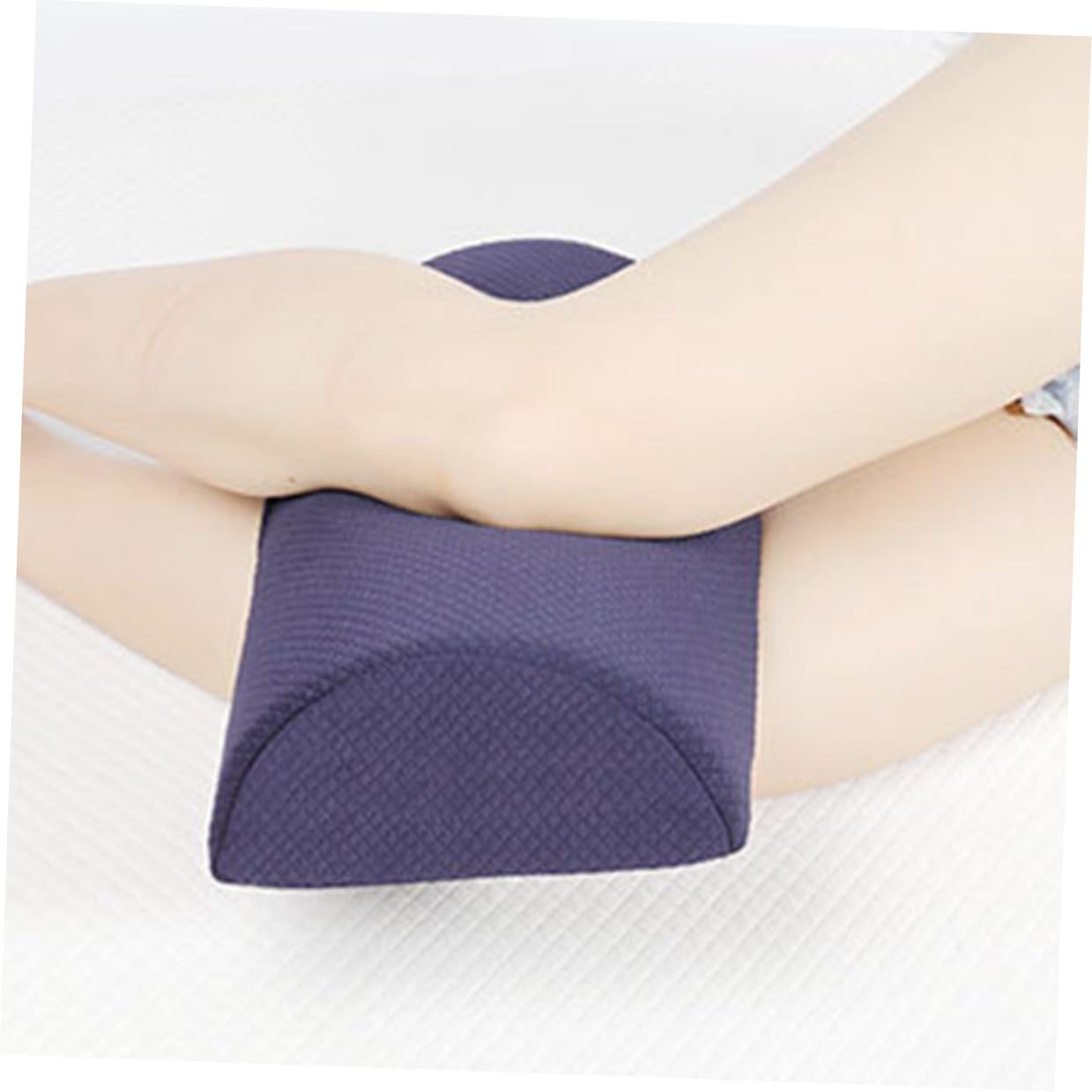 Memory Schaum Kniepolsterkissen Halbrolle Beinkissen Mit Abnehmbarem Bezug Ergonomisch Für Taille Rücken Büro Und Schlafzimmer