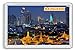 AWS aimant en PVC dur Thaïlande Bangkok City Thailand souvenir aimant Fridge Magnet Aimant de frigo en plastique dure avec image photo ville