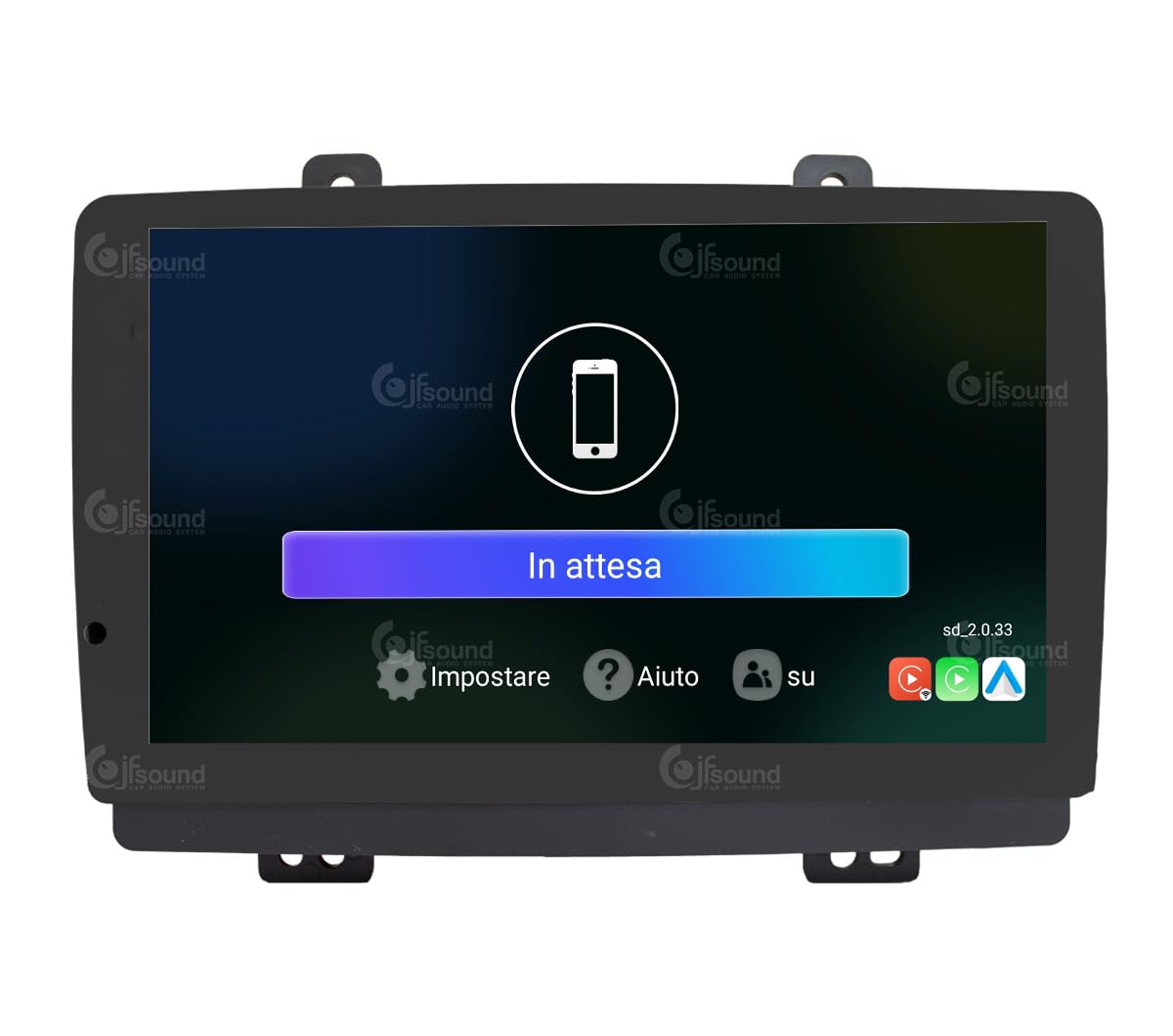JF Sound - Autoradio Android JF-039D5-UP compatibile con DR F35 2020-2023 | CarPlay e Android Auto DAB+ |9 pollici HD | Prodotto in Italia