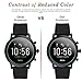 Suoman 3-Pack for Fossil Gen 5 Carlyle HR and Fossil Gen 6 Men Women Screen Protector, Ultra-Thin Tempered Glass Screen Protective Film [2.5D 9H Hardness] [Anti-Scratch]