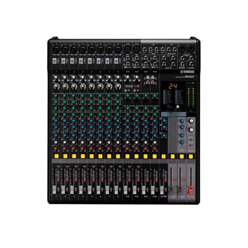 Image of Yamaha Mixer-Unpowered, Multicolored, 16-Input (MG16X CV)