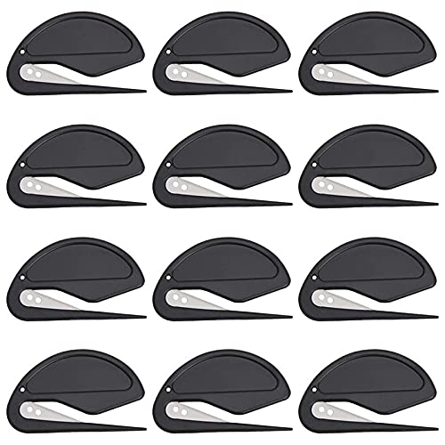 Kaxofang Letter Opener Envelope Slitter, 12 Pcs Letter Opener Slitter Letter Openers with Razor Blade for Envelope…