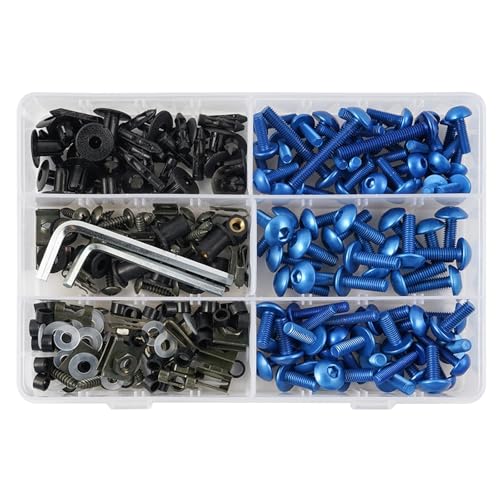 Parabrisas Tornillo Kit Compatible Con Para Ninja 600R Para Ninja 650 Para Ninja 650R Kit De Combinación De Pernos De Motocicleta Pernos De Conexión De Tornillo Decoración
