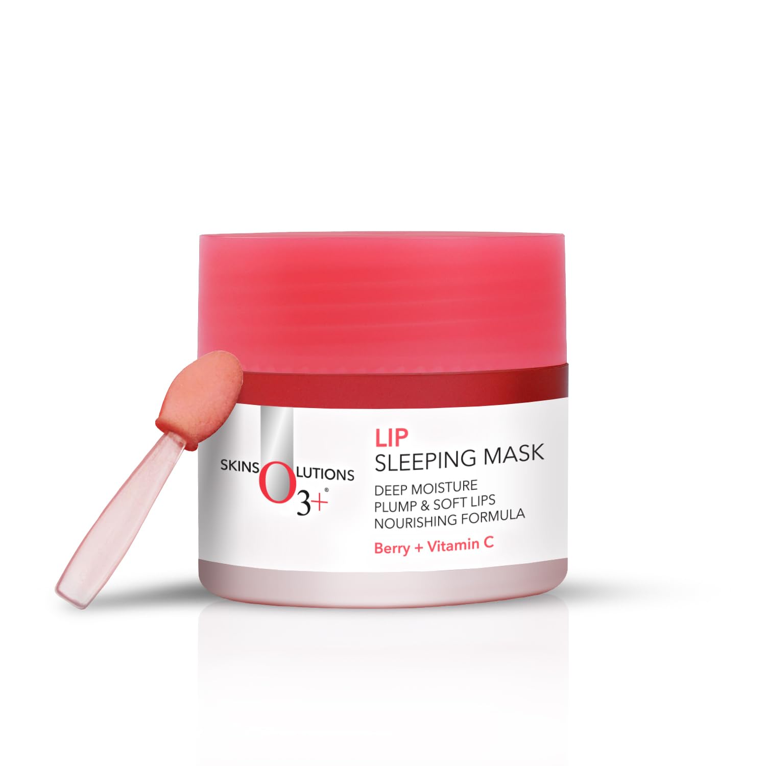 O3+ Lip Sleeping Mask for Plump, Smooth & Soft Lips with Nourishing Shea Butter and Berry Extracts, Deep Overnight Repair Lip Treatment for Chapped, Cracked & Dry Lips, 25g-image-8