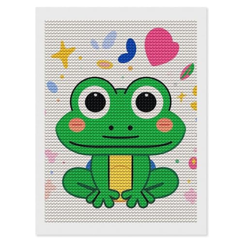 Kit peinture diamant grenouille idée cadeau originale anniversaire et fête