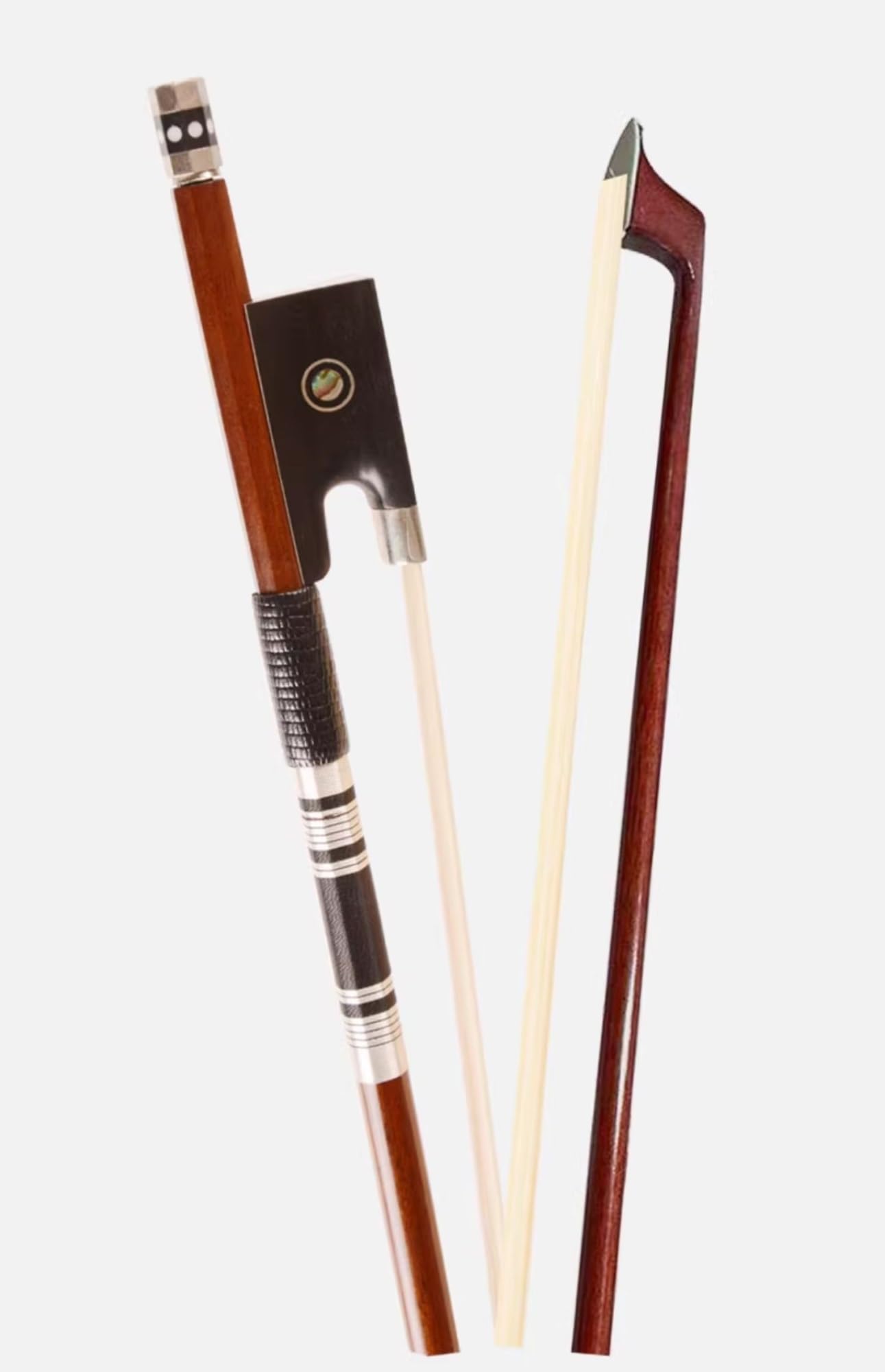 principiante Práctica Arco Violín Arco de violín cola de caballo de calidad profesional.