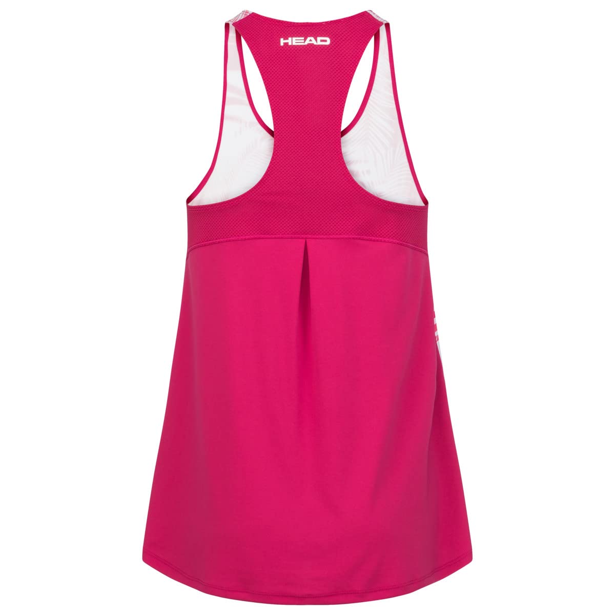 HEAD Agility Tank Top dziewczęcy, Mulberry/Print, 164