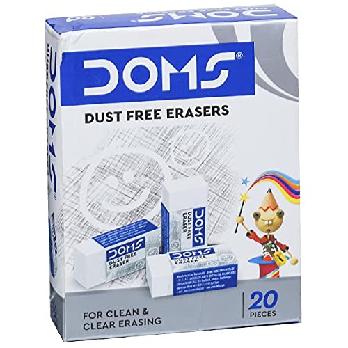 DOMS Eraser Pack of 20 Amazon.in Home & Kitchen