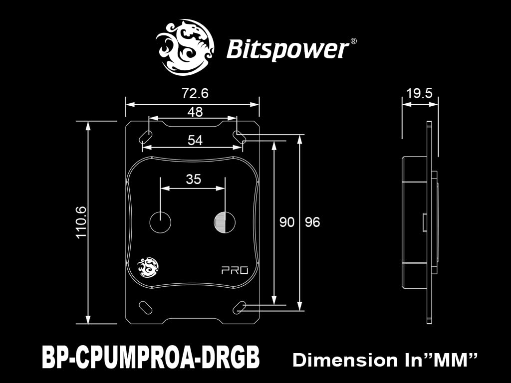 Amazon.co.jp: Bitspower Summit M Pro CPU ウォーターブロック