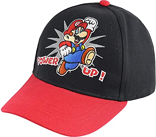 Nintendo Toddler Hat Ages, Super Mario Kids Baseball Cap, Black, Little BOY Age 4-7