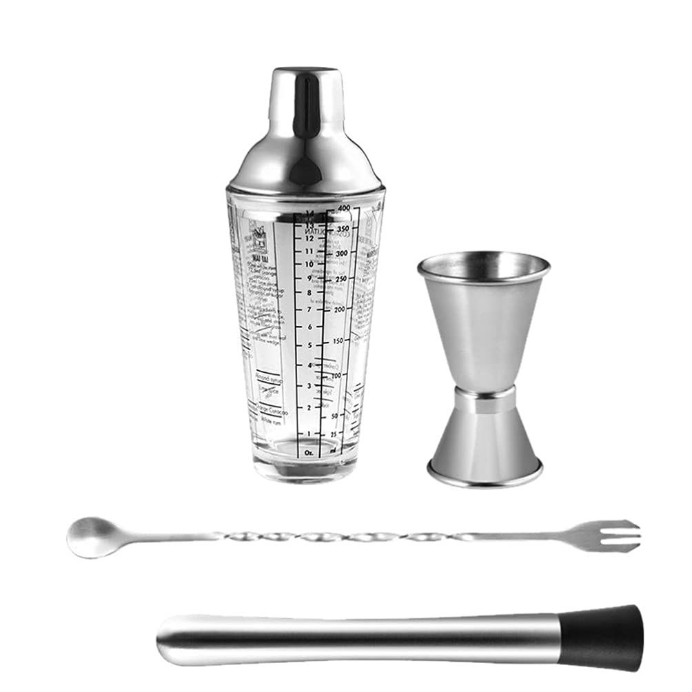 Cabilock 1set Utensili Per Cocktail Acciaio Inossidabile Accessori Per Cocktail Professionali Design Elegante e Stabile Facile Da Tenere e Utilizzare Ottimo Per Aperitivi e Feste
