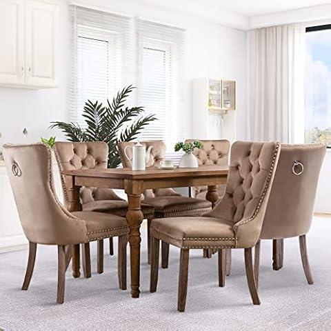 SoarFlash Velvet Dining Chairs Set Cover
