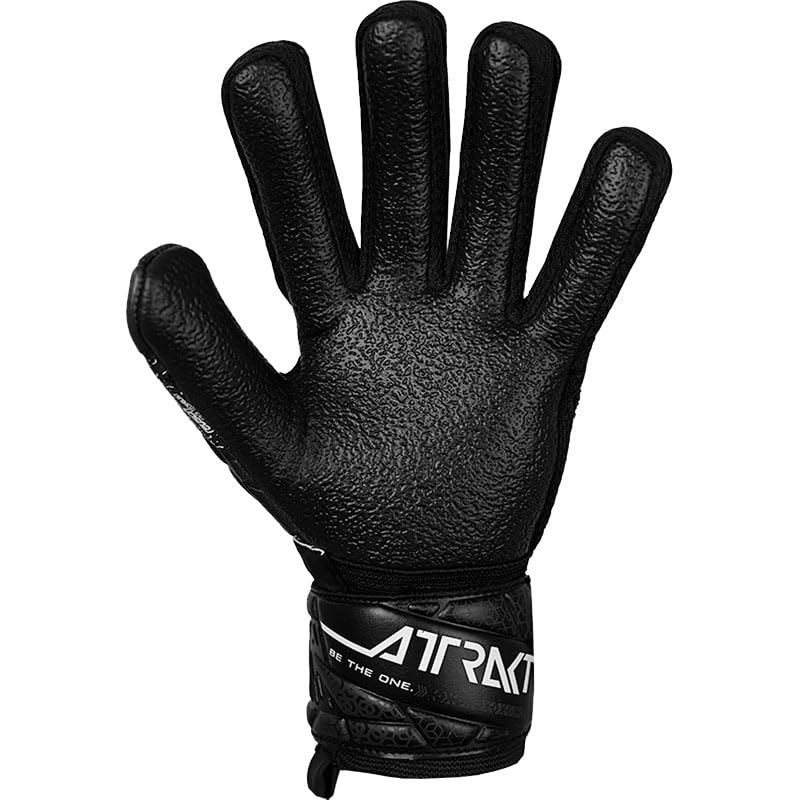 Reuch 5562615 Attract Resist Junior Soccer Keeper Gloves, Keite, 25SS [5562615-7700] [7700] Black 4