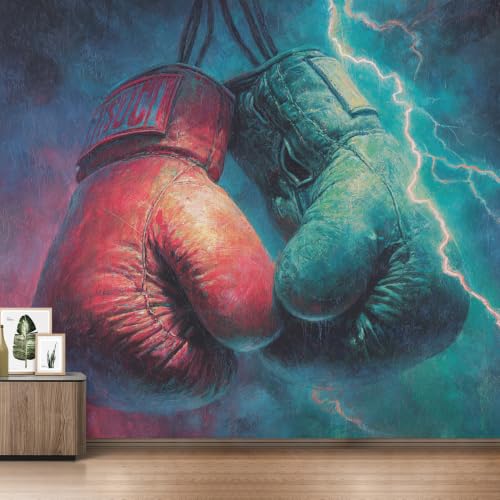 Fresque murale boxe haut de gamme papier peint panoramique salon - 4