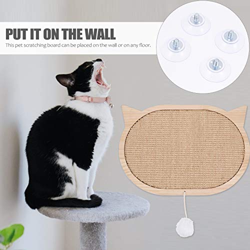 Tapete de arranhão para gatos Balacoo, tapete para arranhões de sisal, tapete para arranhar, placa d