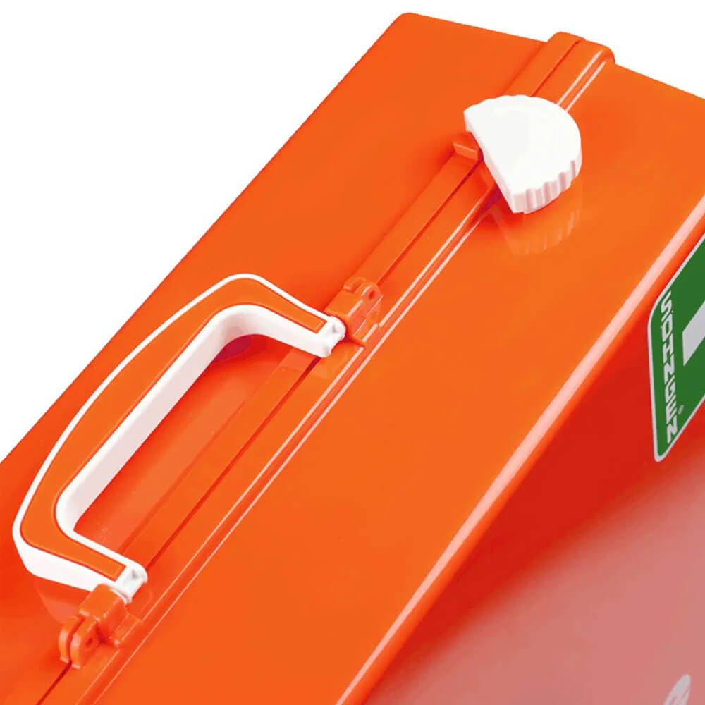 Erste-Hilfe-Koffer SÖHNGEN, mit Wandhalterung, orange, ÖNORM Z 1020:2025, Art.-Nr. 611660 | Verbandskasten | Notfallkoffer | Erste Hilfe Kasten