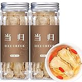 Hee Creek Large Angelica Root Slices 7.05oz/200g Dang Gui Tea Chinese DriedAngelica Sinensis Dong Quai Natural Herbal Tea, 当归 當歸