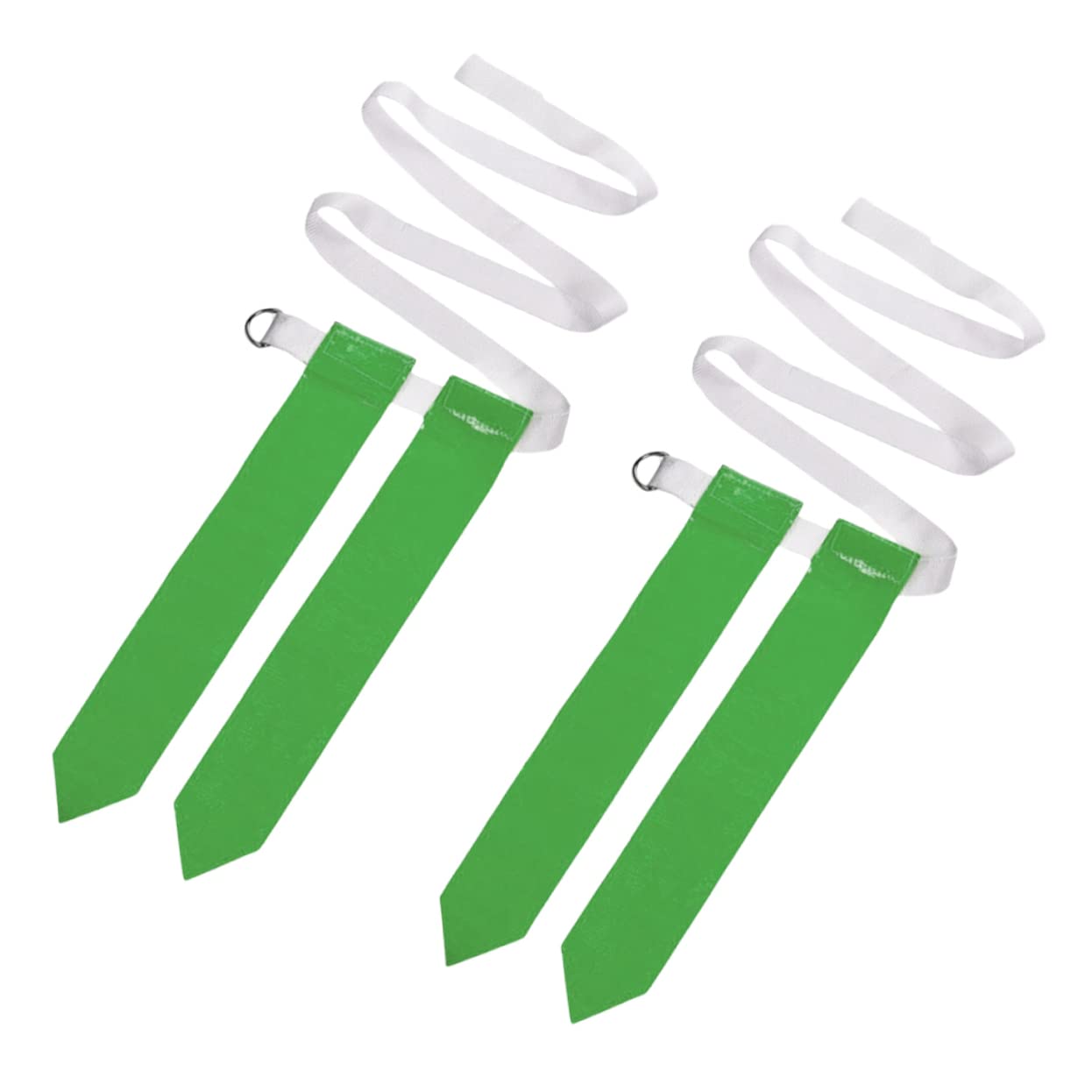 VANZACK Children's American Football Waist Belt Flags 2pcs Rugby Training Accessory Touch Game Streamer for Boys and Girls