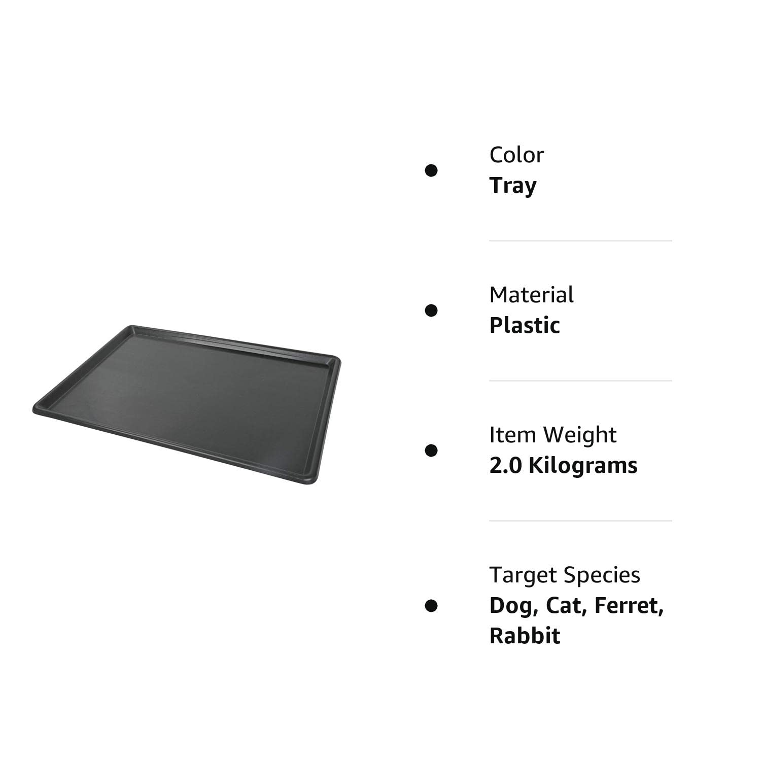 Confote 1 pcs 29 X 19.5 inch Replacement Tray for Dog Crate Pans